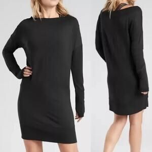 Athleta Black Midi Dress